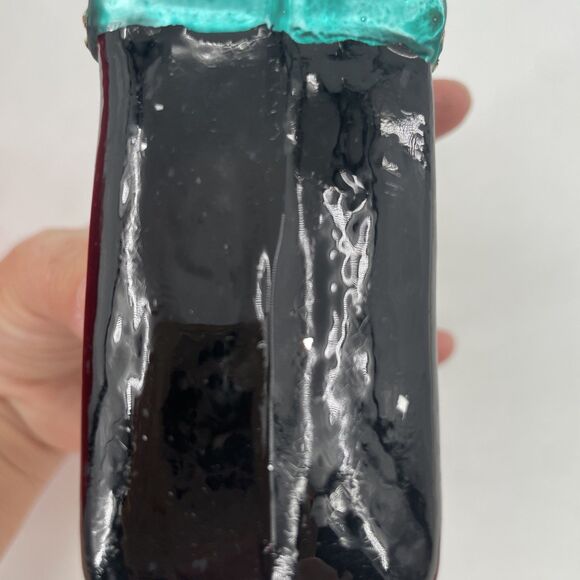 Landmark Creations Santa Monica Pier Glass Ornament California Hand Painted VTG - Picture 9 of 13